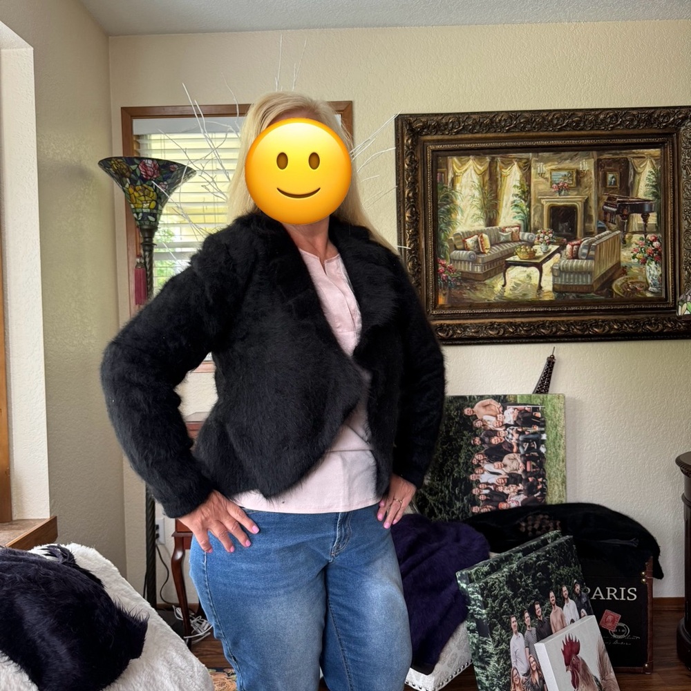 Venesha Vintage Angora Women's Jacket